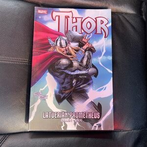 Marvel Thor Latverian Prometheus Comic - Red and Blue Cover